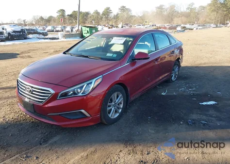 2016 Hyundai Sonata Se from USA, damaged, VIN 5NPE24AF4GH432369